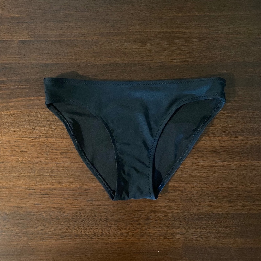 Aerie/ American Eagle Simple Solid Black Bikini Bottom, Size XS